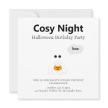Festa de Aniversário de Halloween | Design Minimal