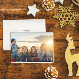 Cartão De Festividades Festa de Natal Festiva e Bright