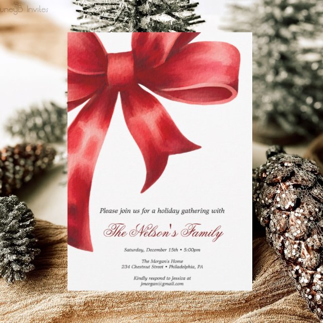 Cartão De Festividades Festa de Natal Holiday Holly (Criador carregado)