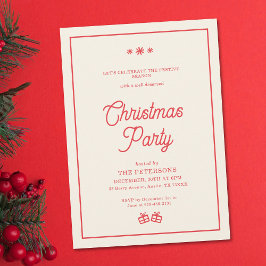 Cartão De Festividades Festa de Natal Russo da Xadrez Vermelha