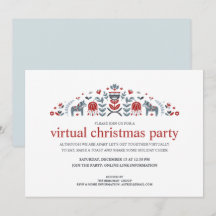 Festa de Natal Virtual Cavalo de Dala Arte Popular