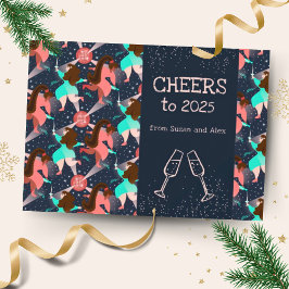 Cartão De Festividades Festa de vamos! Ano Novo