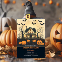 Festa Noturna Assustadora na Casa de Halloween