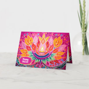 Cartão De Festividades Festas brilhantes: Uma Celebração de Diwali