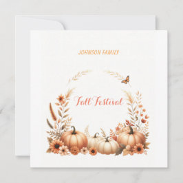 Cartão De Festividades Festival de queda da ilustração de aquarela