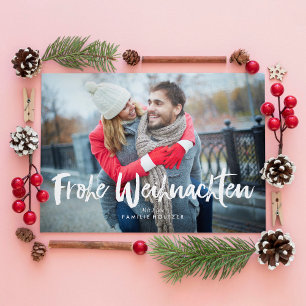 Cartão De Festividades Festive Bows Frohe Weihnachten
