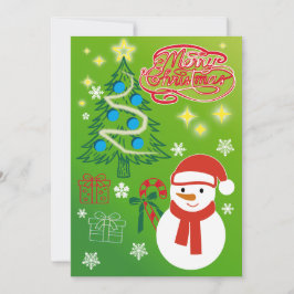 Cartão De Festividades Festive Christmas Tree Holiday Greeting Card