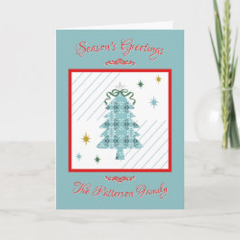 Cartão De Festividades Festive Royal Botanical Special Edition Red Folded