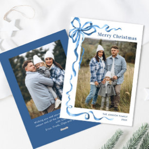 Cartão De Festividades Festivo Dusty Arco Azul Fita 2 Foto