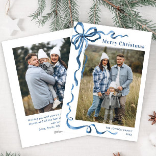 Cartão De Festividades Festivo Dusty Arco Azul Fita 2 Foto