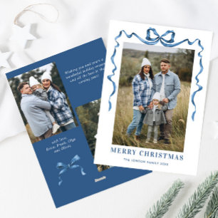 Cartão De Festividades Festivo Dusty Arco Azul Fita 3 Foto