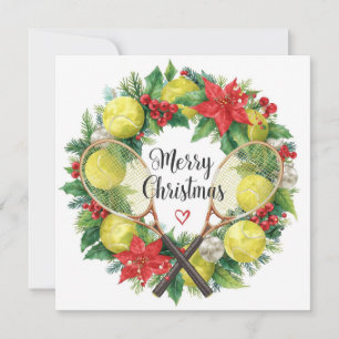Cartão De Festividades Festivo Tênis Wreath para o Natal