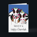 Cartão De Festividades Ficha de saudação "Feliz Chanukah e Feliz Ano da M<br><div class="desc">"Eis para um Feliz Chanukah e um Feliz Ano da Moo" - Cartão Saudável com Envelope. Para personalizar este cartão, basta excluir dentro de texto e adicionar suas próprias palavras. Escolha seu estilo de fonte, cor, tamanho e texto favoritos. Obrigados para parar e comprar por aqui. Muito apreciado!! Feliz Chanukah...</div>