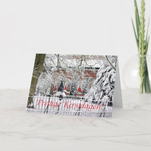 Cartão De Festividades Fijne kerstdagen - Natal neerlandês