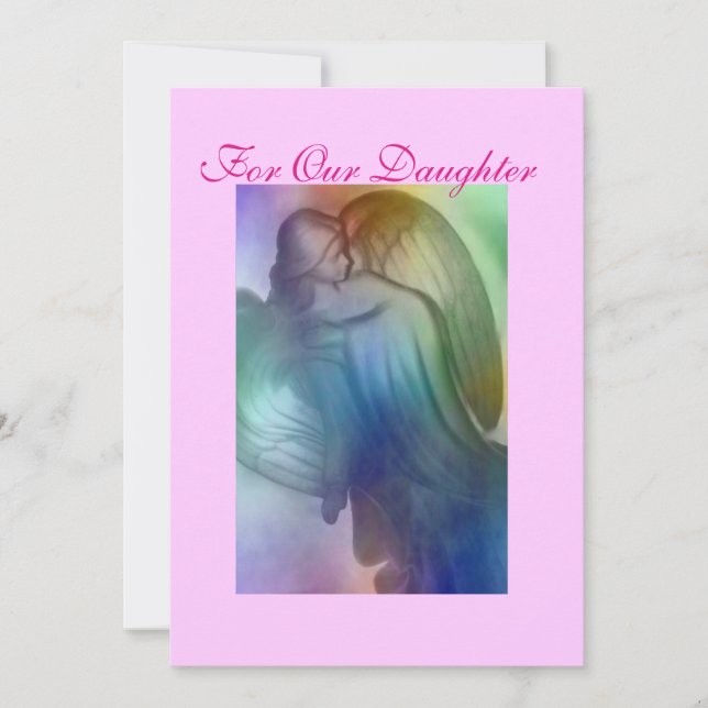 Cartão De Festividades Filha (Frente)