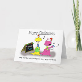 Cartão De Festividades Filho de Natal