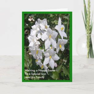 Cartão De Festividades Filho felz pascoa E Cartão-De-Filha Jasmine