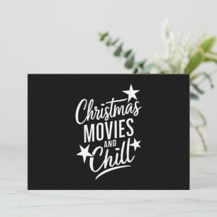 Cartão De Festividades Filmes De Natal E Presente De Natal Familiar Aconc