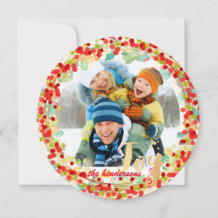 Cartão De Festividades Fina/cartões de natal