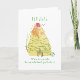 Cartão De Festividades Fios enrolados, de malha