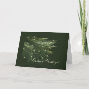 CARTÃO DE FESTIVIDADES FIR FRONDS SEASON'S GREETINGS