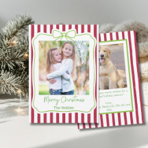 Fita de Arco de Foto de Natal Caprichosa