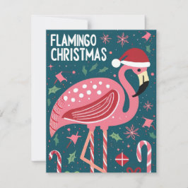 CARTÃO DE FESTIVIDADES FLAMINGO - NATAL