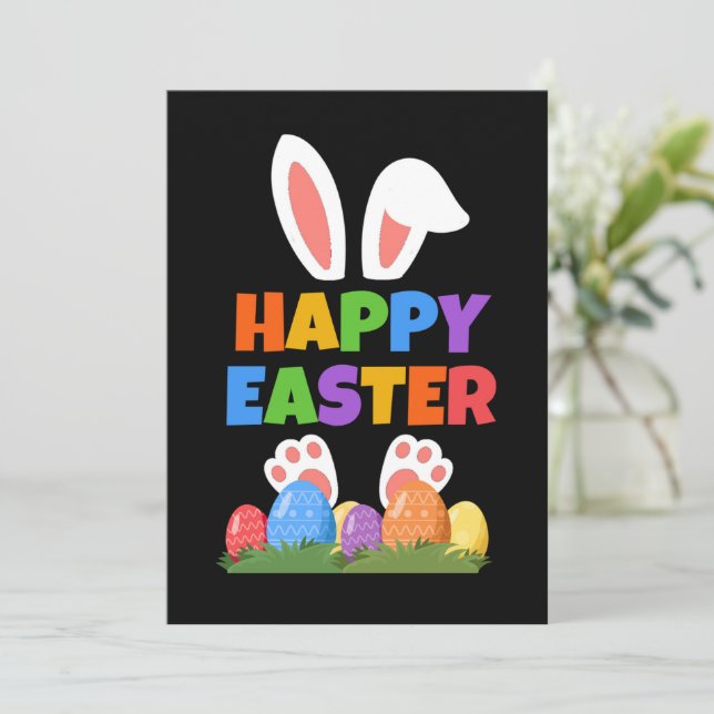 Cartão De Festividades Flat Holiday Card (Em pé/Frente)