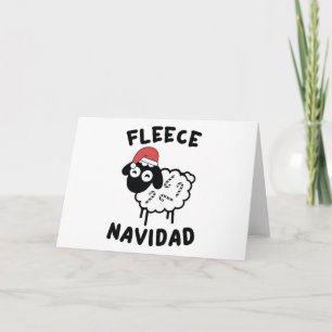 Cartão De Festividades Fleece Navidad