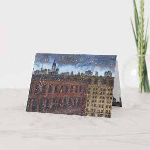 Cartão De Festividades "Flicker of Fire" Christmas Card