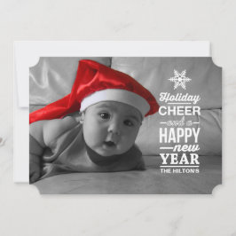 Cartão De Festividades floco de neve