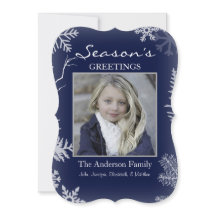 Floco de Neve Azul Madeira Rústica Férias