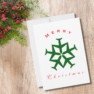 Cartão De Festividades Floco de Neve de Avião de Natal Foto Engraçada Avi