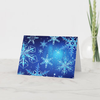 Cartão De Festividades Floco de neve de Natal