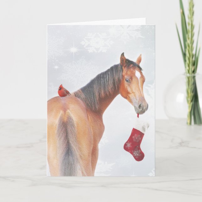 Cartão De Festividades Flocos de neve (Frente)