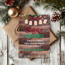 Flocos de neve de ouro elegantes folhas verdes de 