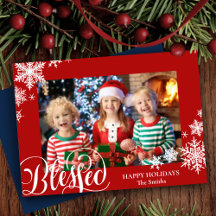 Flocos de Neve Vermelhos Festivos Moderno Script F