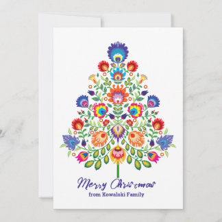 Cartão De Festividades Florais Encantados: Uma Teoria de Yuletide Folclor
