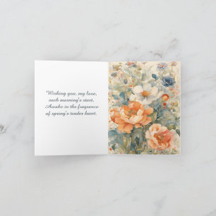 Cartão De Festividades Flores