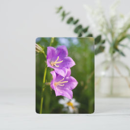 Cartão De Festividades Flores Românticas – Jardim de Fantasia Botânica