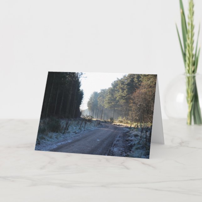 Cartão De Festividades Floresta de Tenttrair (Frente)