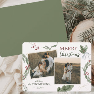 Cartão De Festividades Floresta Encantada Floresta Encantada Natal