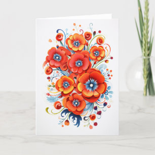 Cartão De Festividades Florestas de Jardim - Arte Bloom