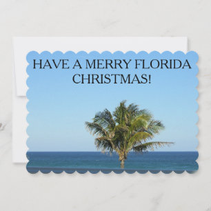 CARTÃO DE FESTIVIDADES FLORIDA FELIZ NATAL