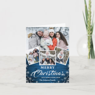 Cartão De Festividades Foguete de Natal - Madeira russa 4