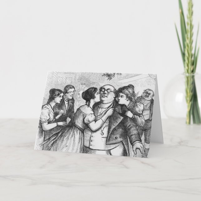 Cartão De Festividades Foi agradável ver o Sr. Pickwick (Frente)