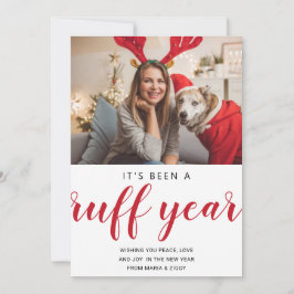 Cartão De Festividades foi um ano difícil, engraçado, Natal 2020