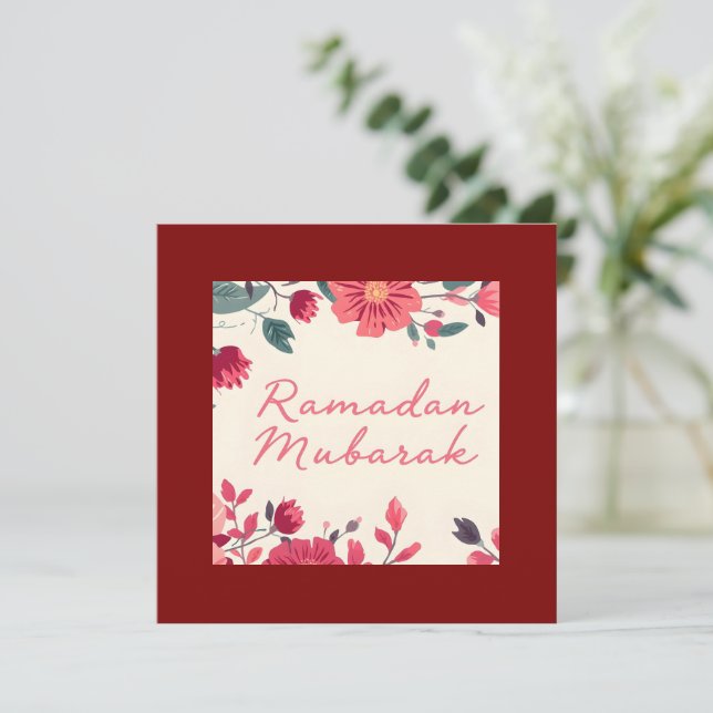 Cartão De Festividades Folded Holiday Card (Em pé/Frente)