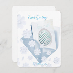 Cartão de Festividades Folha Única