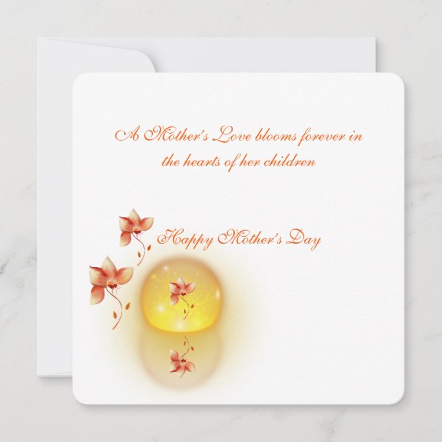 Cartão de Festividades Folha Única (Frente)